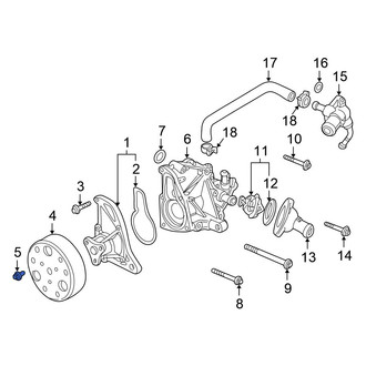 Honda OE - Engine Water Pump Bolt