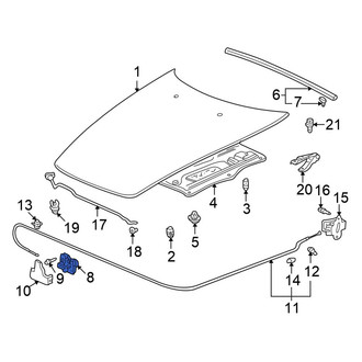 Honda OE - Front Hood Latch