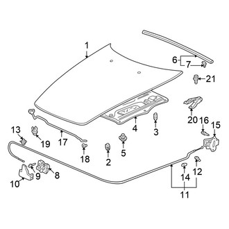 Honda OE - Hood & Components