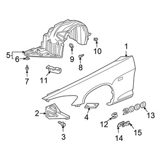 Honda OE - Fender - Exterior Trim
