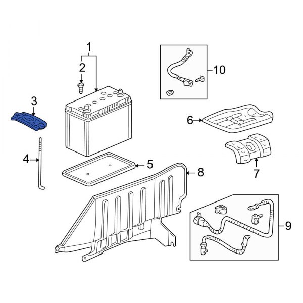 Battery Hold Down