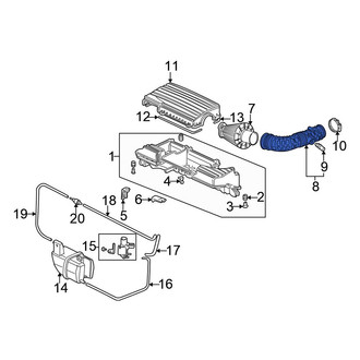 Honda OE - Engine Air Intake Hose