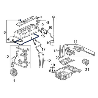 Honda OE - Engine Valve Cover Gasket Set