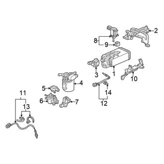 Honda OE - Emission System - Emission Components (Vapor Canister, Valves & Oxygen Sensors)