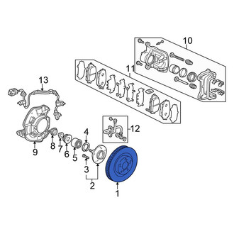 Honda OE - Front Disc Brake Rotor