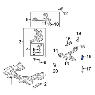 Honda OE - Suspension Control Arm Sleeve