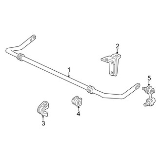 Honda OE - Front Suspension - Stabilizer Bar & Components