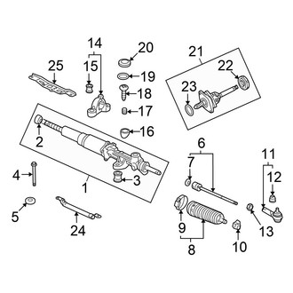 Honda OE - Steering Gear & Linkage