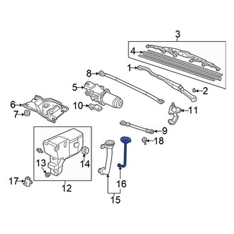 Honda OE - Front Washer Fluid Reservoir Cap