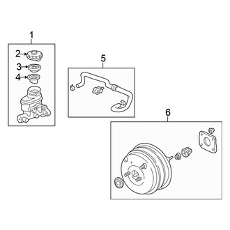 Honda OE - Cowl - Components on Dash Panel