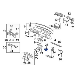 Honda OE - Dashboard Air Vent