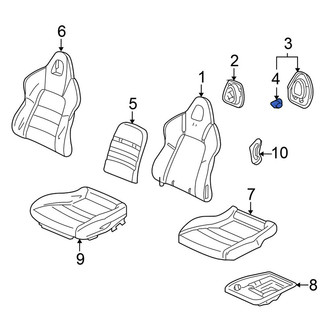 Honda OE - Headrest Clip