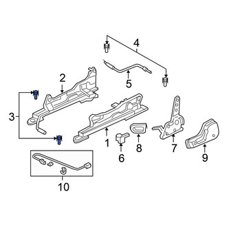 Honda OE - Front Left Seat Track Bolt