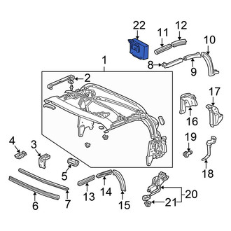 Honda OE - Convertible Top Control Unit