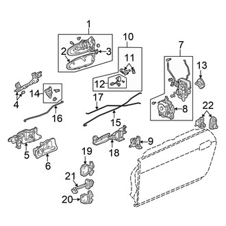 Honda OE - Door - Lock & Hardware
