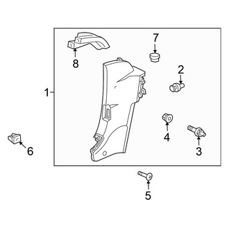 Honda OE - Quarter Panel - Interior Trim