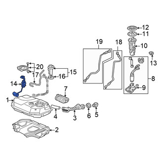 Honda OE - Fuel Sender and Hanger Assembly