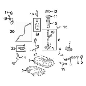 Honda OE - Fuel System Components