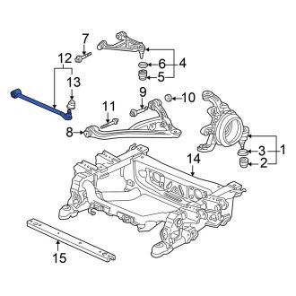Honda OE - Front Left Lower Suspension Control Arm