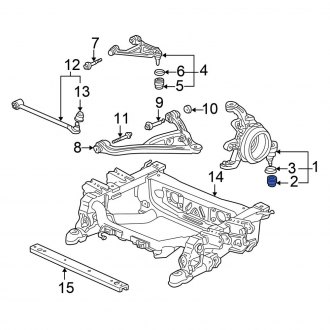 Honda OE - Front Lower Suspension Ball Joint Boot