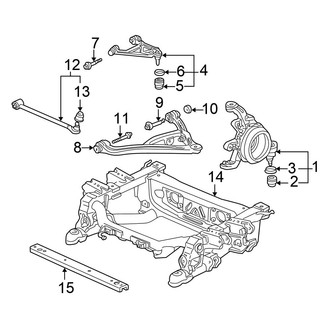 Honda OE - Rear Suspension - Suspension Components