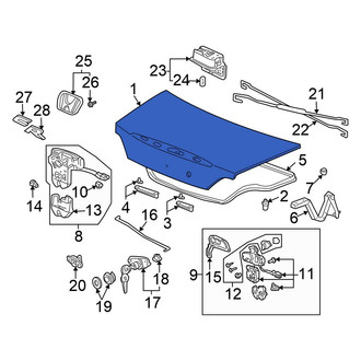 Honda OE - Rear Deck Lid
