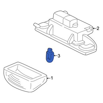 Honda OE - License Plate Light Bulb