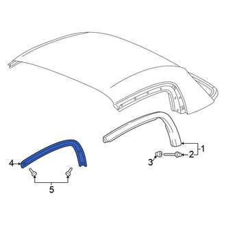 Honda OE - Rear Left Roof Molding Bracket