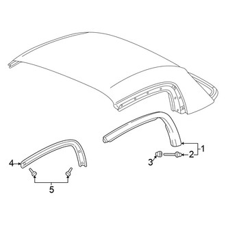 Honda OE - Removable Top - Exterior Trim