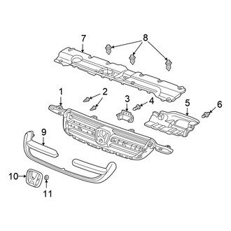 Honda OE - Grille & Components