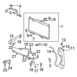 Honda OE - Cooling - Radiator & Components