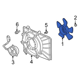 Honda OE - Engine Cooling Fan Blade