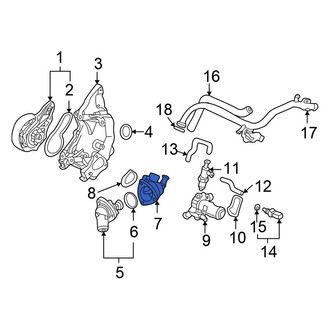 Honda OE - Engine Coolant Thermostat Housing