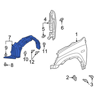 Honda OE - Front Left Fender Splash Shield