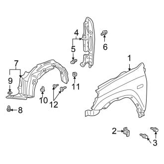 2003 Honda CR-V OEM Fenders | Front, Rear, Inner — CARiD.com