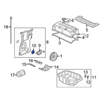 Honda OE - Front Engine Crankshaft Seal