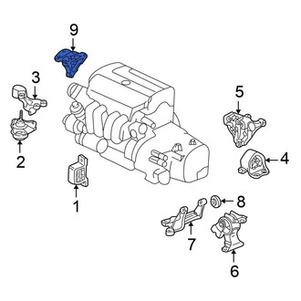 Honda OE - Engine Mount Support Bracket