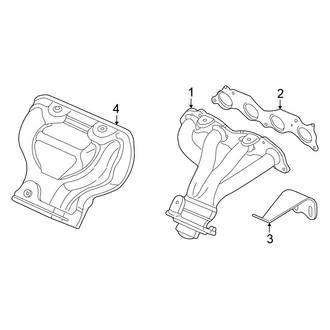 Honda OE - Exhaust System - Manifold (EX / LX / SE)