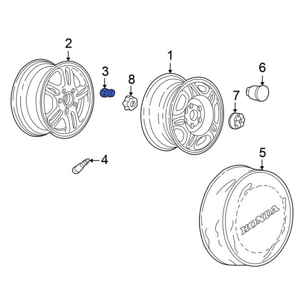 Wheel Lug Nut