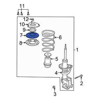 Honda OE - Front Coil Spring Insulator