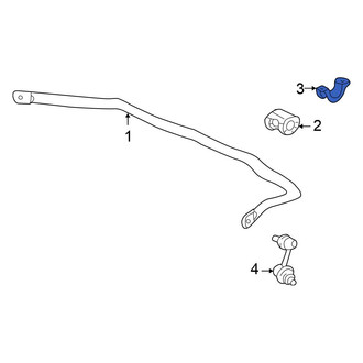 Honda OE - Front Suspension Stabilizer Bar Bracket