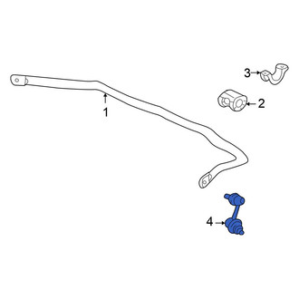Honda OE - Front Left Suspension Stabilizer Bar Link