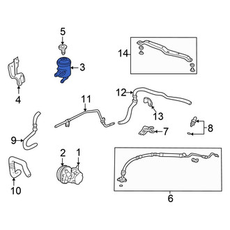 Honda OE - Power Steering Reservoir