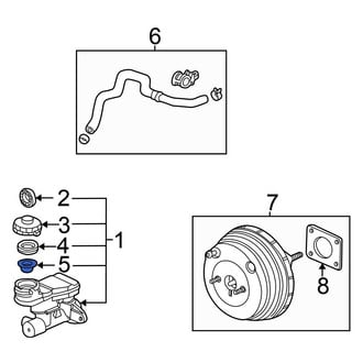Honda OE - Brake Master Cylinder Reservoir Strainer