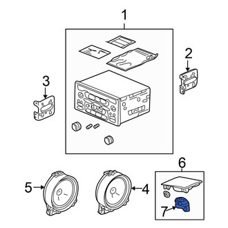 Honda OE - Rear Speaker