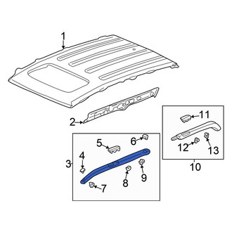 Honda OE - Front Left Roof Molding
