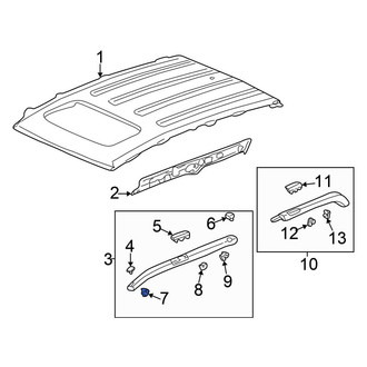 Honda OE - Roof Molding Clip