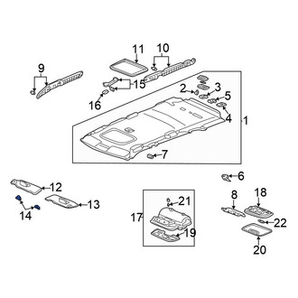 Honda OE - Sun Visor Holder
