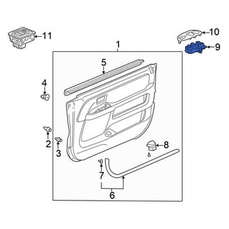 Honda OE - Rear Right Door Window Switch