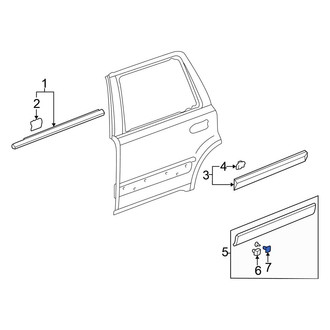 Honda OE - Door Molding Clip